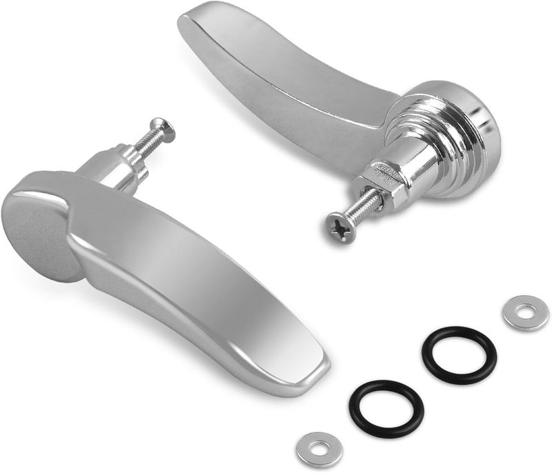SWESGI Saddle Bag Latch for Street Glide Road King Road Glide Ultra Limited Hard Bags Saddlebag Latch Lever for Harley Davidson Touring 2014-2024 (Lever Chrome) - Image 2